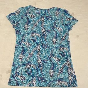 Lily Pulitzer size medium tee shirt mermaid very good condition